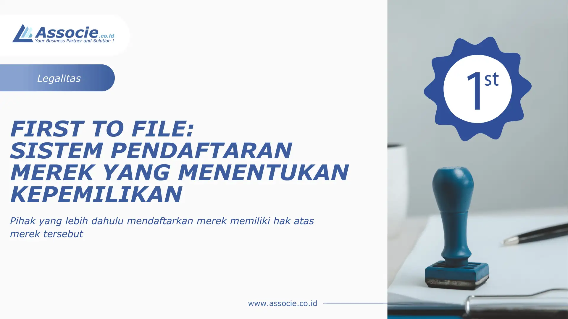 first to file adalah, pengertian sistem first to file