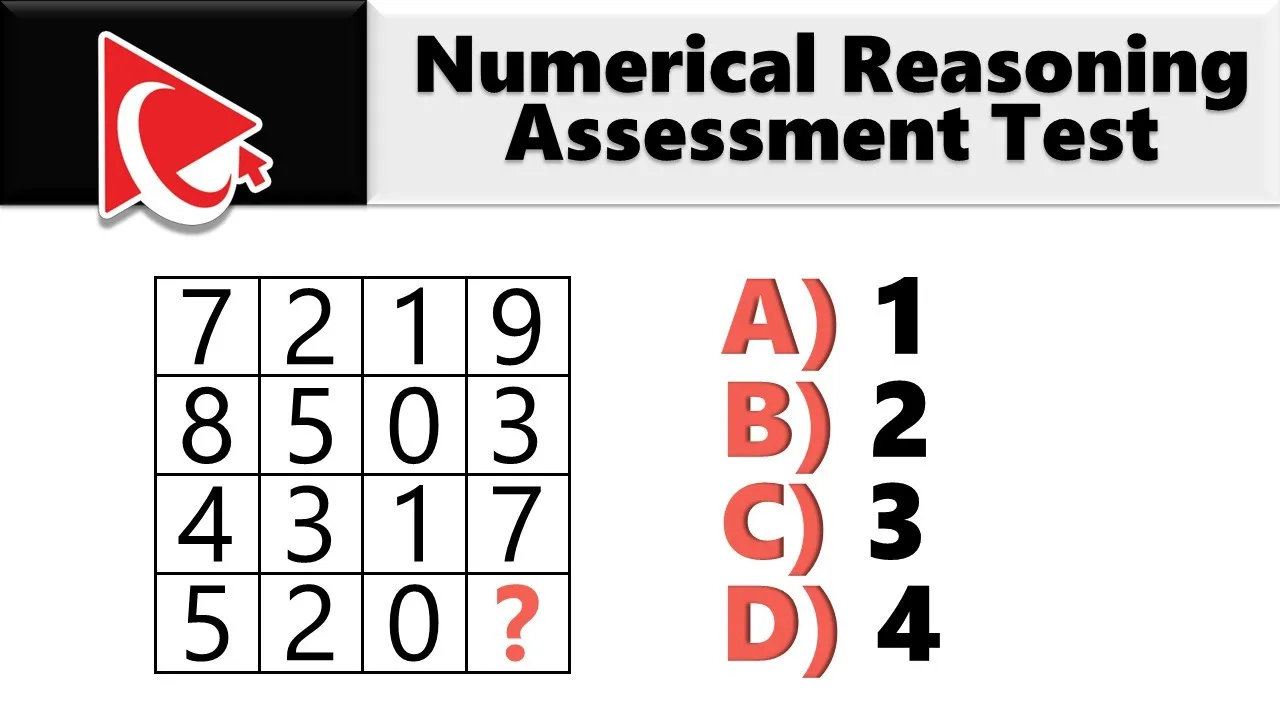 numerical reasoning test