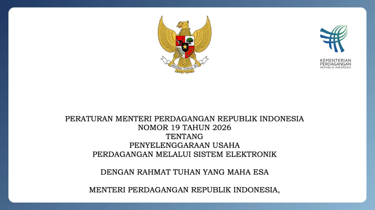 Apa Itu Permendag 19 Tahun 2026