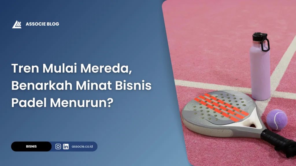 Bisnis padel menurun, mengapa bisnis padel menurun, penyebab lapangan padel sepi