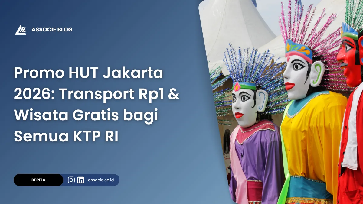 Promo HUT Jakarta 2026, Promo ulang tahun jakarta, transportasi Rp1 Jakarta, wisata gratis HUT Jakarta