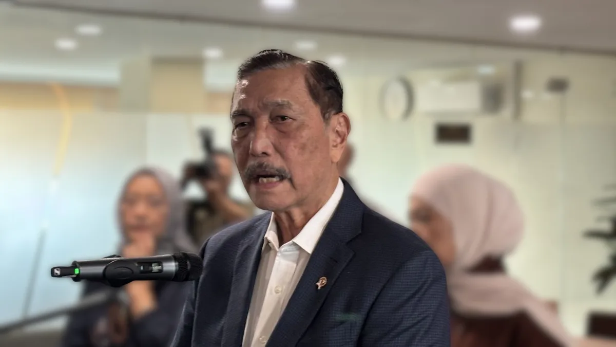 Ketua Komite Percepatan Transformasi Digital Pemerintah (KPTDP) sekaligus Ketua Dewan Ekonomi Nasional (DEN) Luhut Binsar Pandjaitan